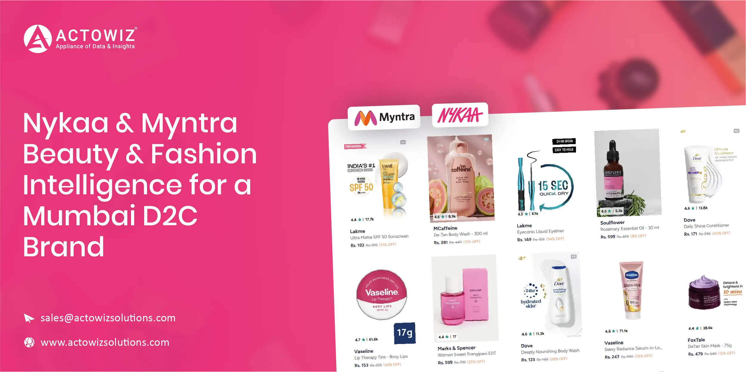 Nykaa & Myntra Beauty & Fashion Intelligence Mumbai